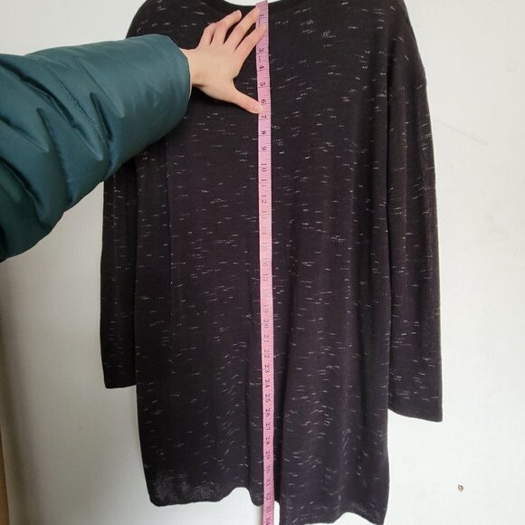 Aritzia Wilfred Oversized Long Sleeve Knit Light Sweater Pullover Mini Dress XS - Picture 7 of 11